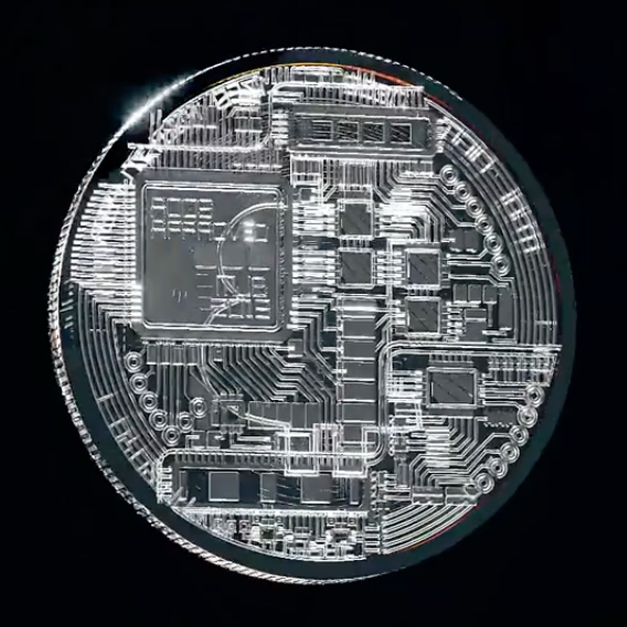 Cryptocurrency cold storage in 5D crystal